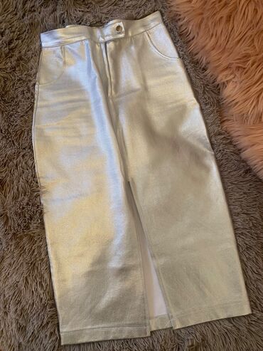 duge suknje zara: One size, Midi, color - Silver