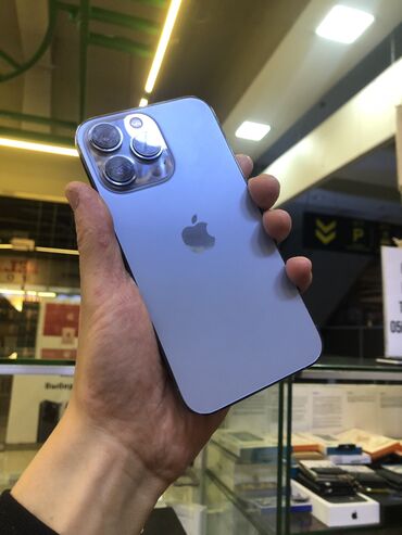куплю айфоны: IPhone 13 Pro, Б/у, 256 ГБ, Sierra Blue, Наушники, Зарядное устройство, Защитное стекло, 84 %