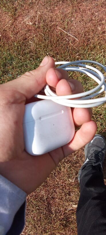вакуумные airpods: Вкладыши, Apple, Б/у, Беспроводные (Bluetooth), Классические