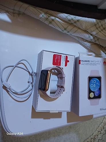 deri kemer: Məhsul: Huawei Watch Fit 2 (HarmonyOS) Xüsusiyyətlər: - 1.74 düym — 1