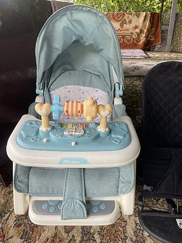ходунок бишкек: Детский шезлонг -трансфомер коляска Miniw (серия Happy Baby) Имеет — 1