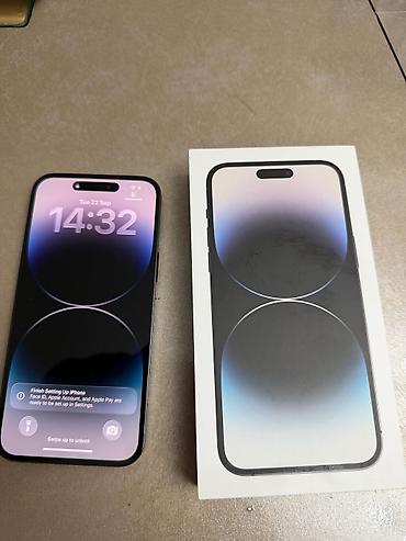 iphone 14 pro max 512gb: IPhone 14 Pro Max, 128 GB, Black Titanium, Face ID — 9