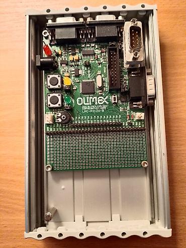 sto za pc: Razvojna ploča OLIMEX LPC-P212X-B u aluminijumskom kućištu - — 1