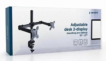 rs ps4: Gembird podesivi nosač za dva monitora – montaža na radni sto - Tip — 3