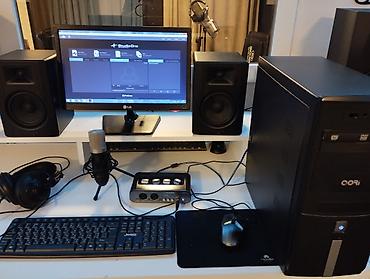 Sesyazma studio dəsti Profesional səsyazma proqramlari üzerində Cubase