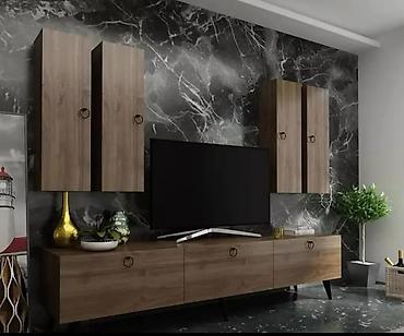 mebeller qiymetleri: Yeni, Düz TV altlığı, Polkalı, Laminat, Azərbaycan — 3