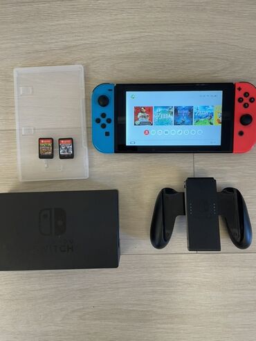 купить switch: Портативная игровая консоль Nintendo Switch в комплекте с док-станцией