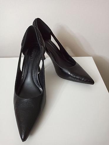 Salonke: Prelepe crne Catwalk salonke sa cirkonima - Br. 39 (gazište 25cm) — 12