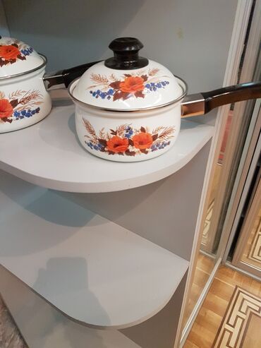 Qazanlar: Qazan, rəng - Ağ, 2,5 bucket volume l — 7