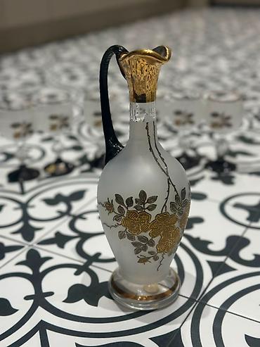 dibcek qablari: Stəkanlar, rəng - Ağ, Şüşə, 6 ədədli dəst, 200 ml, Çexiya — 2