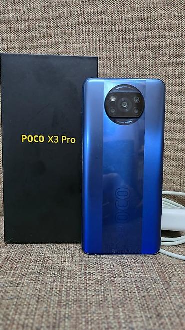 e88 pro: Poco X3 Pro, Б/у, 256 ГБ, цвет - Синий, 2 SIM — 2