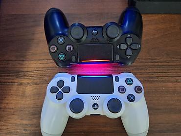 х box: Продаю прошитый PlayStation 4 Slim + 2 геймпада DualShock 4 - Консоль — 3