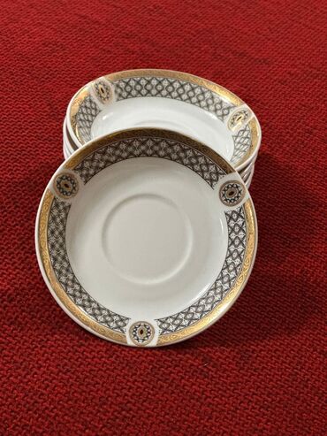 Boşqablar: Boşqablar, 6 ədədli dəst, Keramika, SSRİ — 3