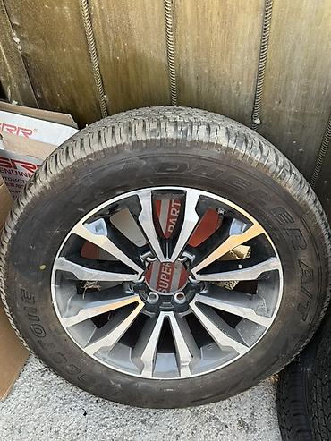 6: Колесо Bridgestone Dueler A/T на литом диске. - Размер шины 265/55 — 2