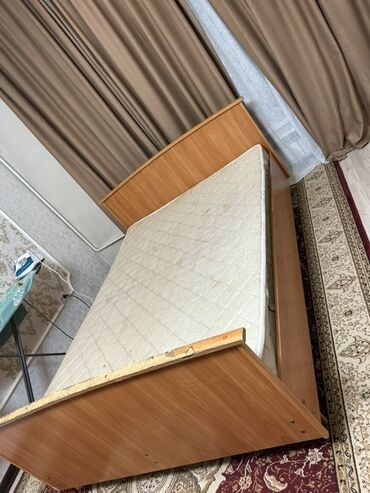 кровать полуторка бу: Односпальная кровать, С матрасом, длина - 200 см