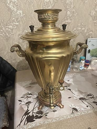Qədim samovarlar: Qədim samovar, 1907 il, Latun, Vəziyyəti: Yaxşı — 2