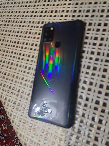 iphone 12 pro max dubai version: Samsung Galaxy A21S, rəng - Qara, Barmaq izi — 3