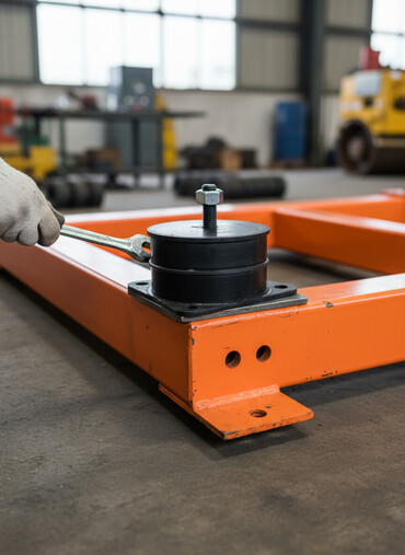 Ostalo: Gumeno-metalni nosači vibro valjka HAMM U ponudi imamo gumeno-metalne — 1