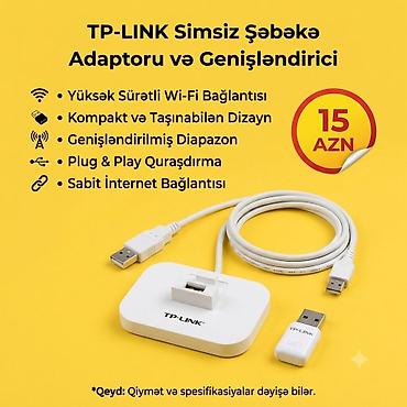 hp laserjet pro: TP-LINK USB genişləndirmə bazası + USB Wi‑Fi adapteri Məhsulun — 1