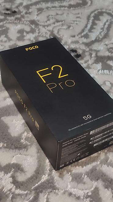 70 сом: Poco F2 Pro, Колдонулган, 128 ГБ, түсү - Көк, 2 SIM — 10
