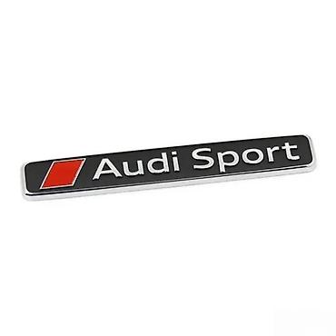 Auto delovi, gume i tjuning: Audi Sport samolepljiv znak - metalni. Samolepljiv metalni znak. ✨ — 2