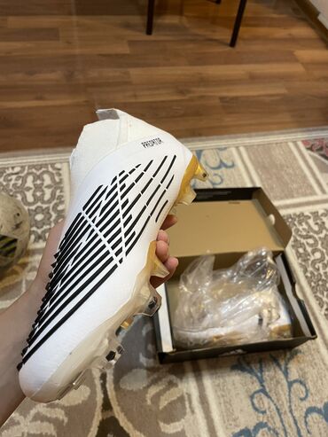 футбольные бутсы фантом: Бутсы Adidas predator Edge Geometric FG Размер 41 Цвет: белый