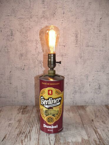 Рабочие настольные лампы: Светильник ночник. настольная лампа из бутылки виски и крепких — 23