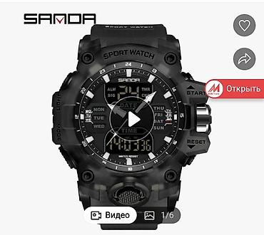 часы тактические: Спортивные наручные часы SAMDA - Комбинированный циферблат — 2