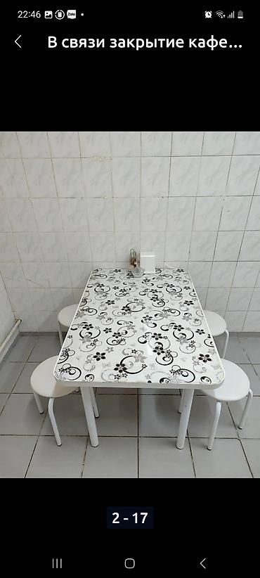 Столы и стулья для кафе: Стол и стул для кафе, Б/у, Самовывоз — 2