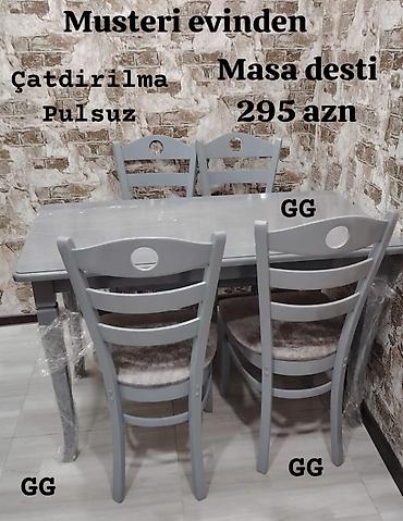 mətbəx masalari: Kuxna masa stol stul sifarisle hazırlanır. ⚜️ İstehsaldan satiş — 1