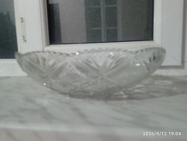 qedimi sufre: Kənaqlı şüşə/qədimi üslublu kəsimli dəst - Material: qalın, şəffaf — 3