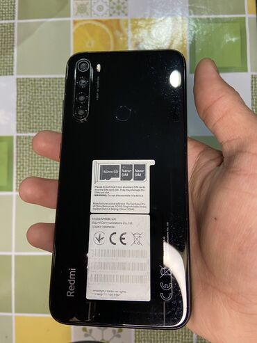 телефон флай 516: Xiaomi, Redmi Note 8, Б/у, 64 ГБ, цвет - Черный, 2 SIM