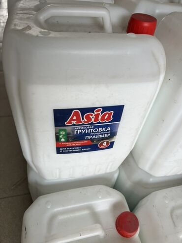 Теплоизоляционные материалы: Акриловая грунтовка Asia предназначена для предварительной обработки