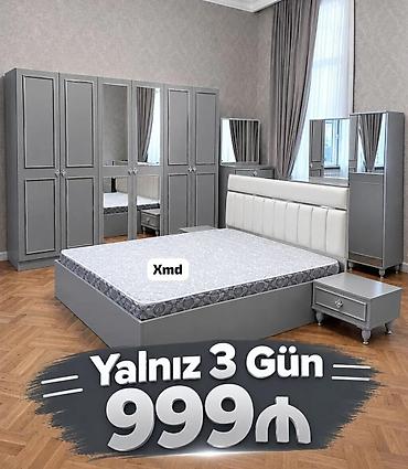 samdamlar: Yataq otağı mebel dəsti – 999₼ Zövqlü və müasir dizayna sahib yataq — 3