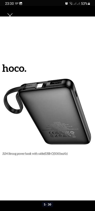 Powerbanklar: Powerbank Hoco, 10000 mAh, Yeni — 4