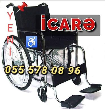 tibbi araba: Əlil arabası icarəsi - Model: əl ilə idarə olunan, qatlanan tip - — 1
