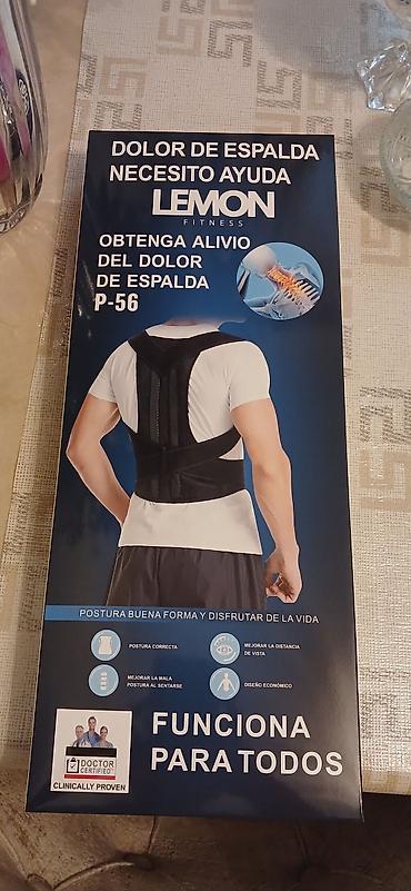 Корректоры осанки: Lemon Fitness bel-düzgünlük korsetı (P-56) - Arxa və bel ağrısının — 1
