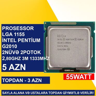 Prosessorlar: Prosessor Intel Core i5 Kompüter üçün Prosessorlar, İşlənmiş — 9