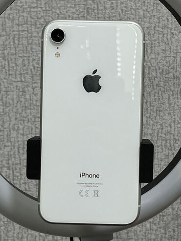 Apple iPhone: IPhone Xr, 64 GB, Ağ, Simsiz şarj, Face ID