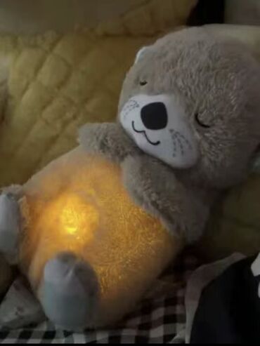 спящий медвежонок: Плющевая спящая мишка для детского сна