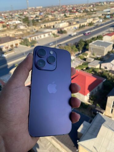 honor 70 pro qiymeti: IPhone 14 Pro, 128 ГБ, Deep Purple, Face ID