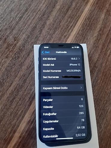 tuk alan: IPhone 12, 64 GB, Qara, Simsiz şarj — 4