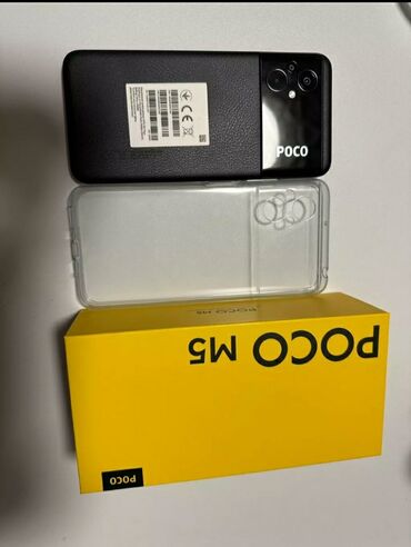 poco 3x: Poco M5, 128 GB, rəng - Qara, Zəmanət, Simsiz şarj, Face ID