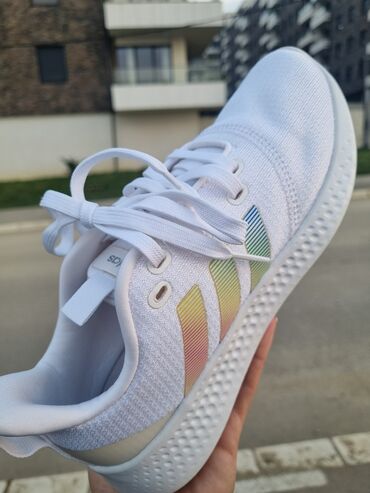 čizme na štiklu: Adidas, 38, color - White