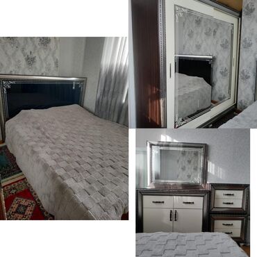 Mebel: İkinəfərlik çarpayı, Dolab, Termo, 2 tumba, İşlənmiş