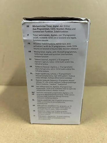 Utičnice: Digitalni nedeljni tajmer – utičnica sa LCD ekranom - Tip: digitalni — 4