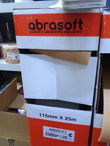 орбитальная шлифмашина: Абразивная лента Abrosoft с зернистостью P120, предназначенная для