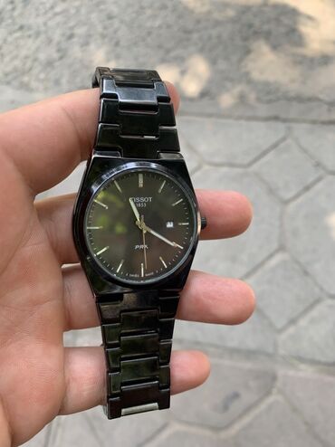 Другие наручные часы: Часы Tissot с темно-серым циферблатом и корпусом из нержавеющей стали
