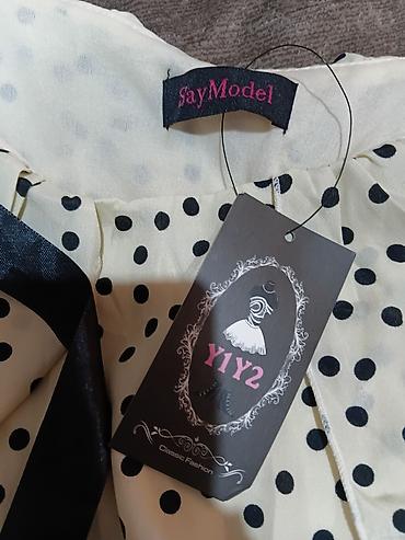 Haljina SayModel – dvobojna, tačkice - Gornji deo: krem nijansa sa at lalafo.rs — 4 Haljina SayModel – dvobojna, tačkice - Gornji deo: krem nijansa sa — 4