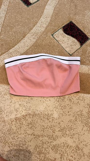 push up geyim: Qadın üst geyimləri dəsti - 1 ədəd bantau top: pudra/çəhrayı rəngdə — 1